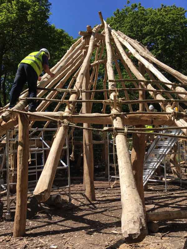 The Hazel is going onto the roof.