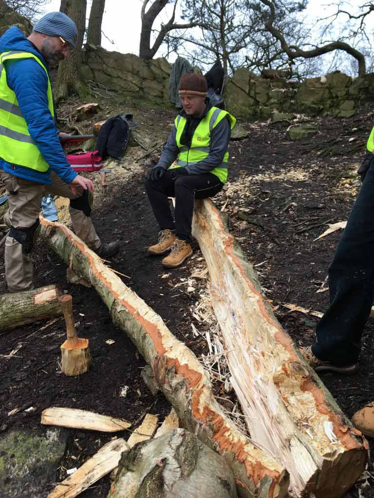 Well done guys, good effort. Have a short breather&hellip; Thing is, I didn&rsquo;t mean for you to split this log. I meant the other one!