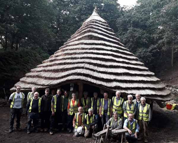 The Beeston Build Team in front of their work.